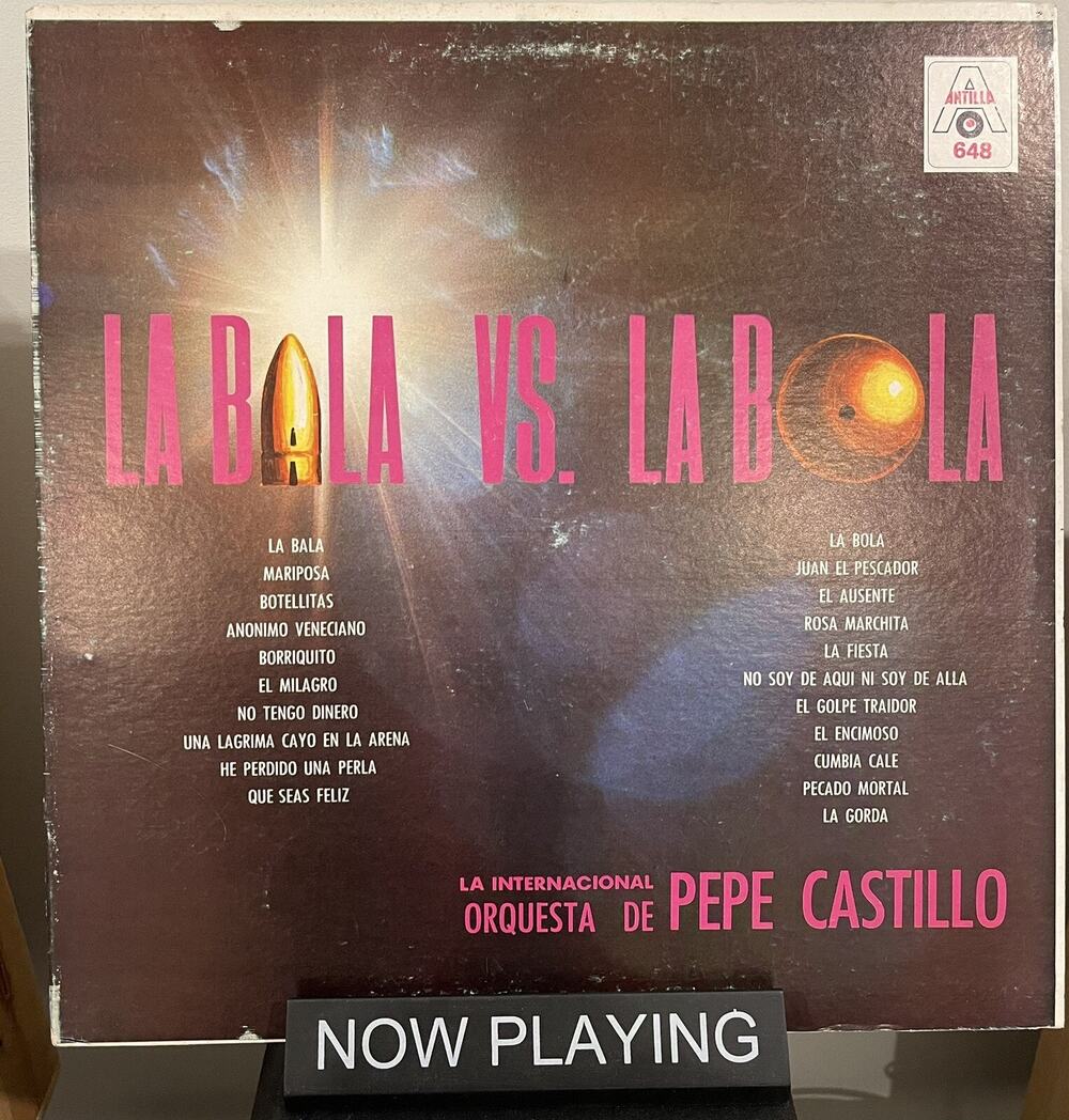 Orquesta De Pepe Castillo La Bala Vs La Bola LP Latin Vinyl Rare Record Original